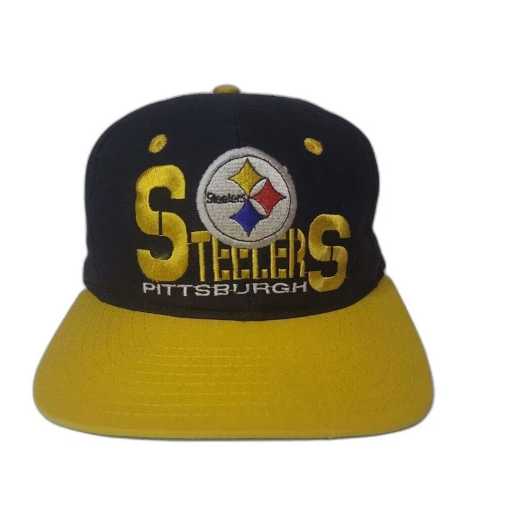 Vintage Pittsburgh Steelers Ann Co  snapback Hat American Needle